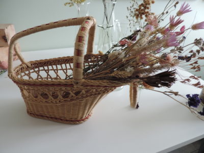 Panier en rotin naturel