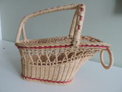 Panier en rotin naturel