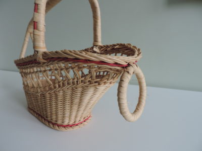 Panier en rotin naturel